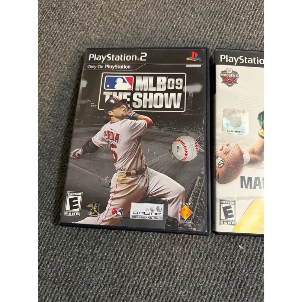 PS2 Sports‎ Game Lot MLB 09 The Show Madden NFL 09 Arena Football PlayStation 2